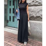 ブラック | スリーブレスニットセットアップesutoreja セットアップ レディース | BUYSENSE