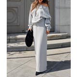 グレー | スウェットスカートセットアップesutoreja セットアップ スタイルアップ | BUYSENSE