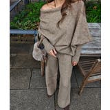 ワンショルダードルマンニットセットアップesutoreja セットアップ | BUYSENSE | 詳細画像9