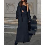 ブラック | ニットカーディガン3ピースセットesutoreja セットアップ スタイルアップ | BUYSENSE