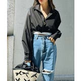 ブラック | ショートリボンシャツ esutoreja シャツ レディース トレンド | BUYSENSE