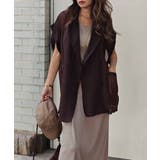 ブラウン | シアールーズベストesutoreja シャツ スタイルアップ | BUYSENSE