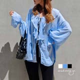 ラッフルリボンブラウスesutoreja シャツ アウター | BUYSENSE | 詳細画像1 