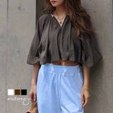 2wayシフォンパフスリーブトップスesutoreja シャツ アウター | BUYSENSE | 詳細画像1