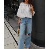 2wayシフォンパフスリーブトップスesutoreja シャツ アウター | BUYSENSE | 詳細画像9