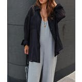 ブラック | シアーワッシャーシャツesutoreja シャツ スタイルアップ | BUYSENSE