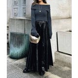 ブラック | ウエストギャザースカート esutoreja スカート レディース トレンド | BUYSENSE