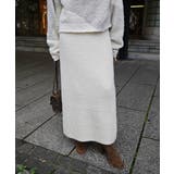 アイボリー | グリッターニットスカートesutoreja スカート スタイルアップ | BUYSENSE