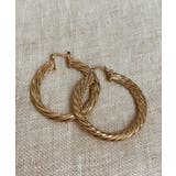 ヴィンテージツイストフープピアス emouv ピアス | BUYSENSE | 詳細画像4 