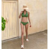 水着レディース タンキニ ホルターネックカラーデザインビキニ | BUYSENSE | 詳細画像4 