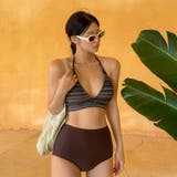 ブラウン | エスニックハイウエストビキニ LAVIA デザインビキニ | BUYSENSE