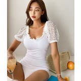 ワンピース水着 ショルダーレースワンピースビキニ LAVIA | BUYSENSE | 詳細画像7 