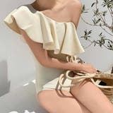ワンショルダーフリルワンピース LAVIA ワンピースビキニ | BUYSENSE | 詳細画像3