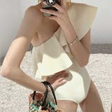ワンショルダーフリルワンピース LAVIA ワンピースビキニ | BUYSENSE | 詳細画像8