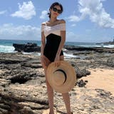 オフショルバイカラーワンピース LAVIA デザインビキニ | BUYSENSE | 詳細画像7 