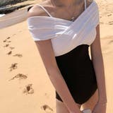 オフショルバイカラーワンピース LAVIA デザインビキニ | BUYSENSE | 詳細画像8 