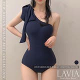 ワンショルダーリボンワンピース LAVIA ワンピースビキニ | BUYSENSE | 詳細画像1 