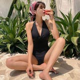 Vネックギャザーワンピース LAVIA ワンピースビキニ | BUYSENSE | 詳細画像23