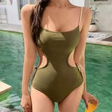 カーキ | サイドデザインワンピース LAVIA デザインビキニ | BUYSENSE