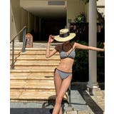 水着レディース ハウンドトゥースチェックトライアングルビキニ LAVIA | BUYSENSE | 詳細画像3 