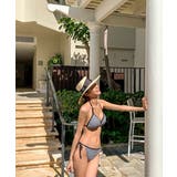 水着レディース ハウンドトゥースチェックトライアングルビキニ LAVIA | BUYSENSE | 詳細画像5 