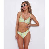 イエロー | ワイヤービキニ Brightカラーフリルビキニ LAVIA | BUYSENSE