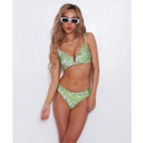 グリーン | ワイヤービキニ Brightカラーフリルビキニ LAVIA | BUYSENSE
