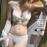 フワラーレース ブラショーツセット ノンワイヤー | BUYSENSE | 詳細画像1