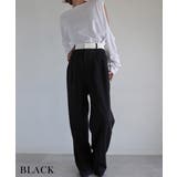 ウエストデザインタックパンツ Rashik ボトム | BUYSENSE | 詳細画像9 