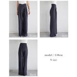 ウエストデザインストレートパンツ Rashik ボトム | BUYSENSE | 詳細画像4