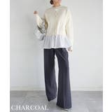 ウエストデザインストレートパンツ Rashik ボトム | BUYSENSE | 詳細画像5