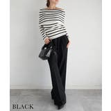 ウエストデザインストレートパンツ Rashik ボトム | BUYSENSE | 詳細画像6