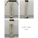 ウエストボタンストレートパンツ Rashik ボトム | BUYSENSE | 詳細画像4