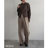リボンワイドスラックスRashik ボトム 大人カジュアル | BUYSENSE | 詳細画像7