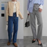 美脚テーパードデニムパンツ Rashik ボトム | BUYSENSE | 詳細画像1 