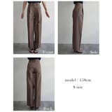 ストレートピンタックスラックスRashik ボトム 大人カジュアル | BUYSENSE | 詳細画像4 