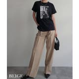 ストレートピンタックスラックスRashik ボトム 大人カジュアル | BUYSENSE | 詳細画像5 