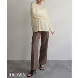 ストレートピンタックスラックスRashik ボトム 大人カジュアル | BUYSENSE | 詳細画像6 