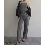 グレー | ワイドストレートリサイクルデニムRashik デニム 大人カジュアル | BUYSENSE