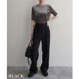 ハイウエストリボンデザインスラックスRashik ボトム 大人カジュアル | BUYSENSE | 詳細画像15 