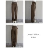 ハイウエストリボンデザインスラックスRashik ボトム 大人カジュアル | BUYSENSE | 詳細画像4 