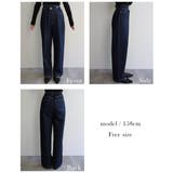 ウエストアシンメトリーストレートデニム Rashik ボトム | BUYSENSE | 詳細画像4 