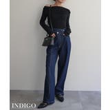 ウエストアシンメトリーストレートデニム Rashik ボトム | BUYSENSE | 詳細画像5 