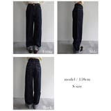 ロールアップルーズデニムRashik ボトム 大人カジュアル | BUYSENSE | 詳細画像4 