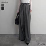 ドラッグヘムストライプパンツ Rashik ボトム | BUYSENSE | 詳細画像1 