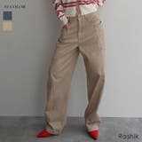 カーブシームバレルパンツ Rashik ボトム | BUYSENSE | 詳細画像1 