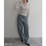 カーブシームバレルパンツ Rashik ボトム | BUYSENSE | 詳細画像10 
