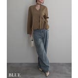 カーブシームバレルパンツ Rashik ボトム | BUYSENSE | 詳細画像14 