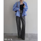 ダブルウエストデニムパンツRashik ボトム 大人カジュアル | BUYSENSE | 詳細画像11 