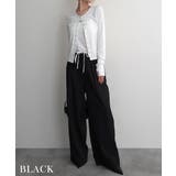 ダブルウエストワイドスラックス Rashik ボトム | BUYSENSE | 詳細画像16 